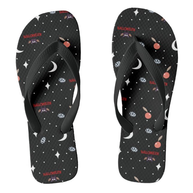 Chanclas Noche Halloween de Brujas Apple Spooky Eye (Plantilla)