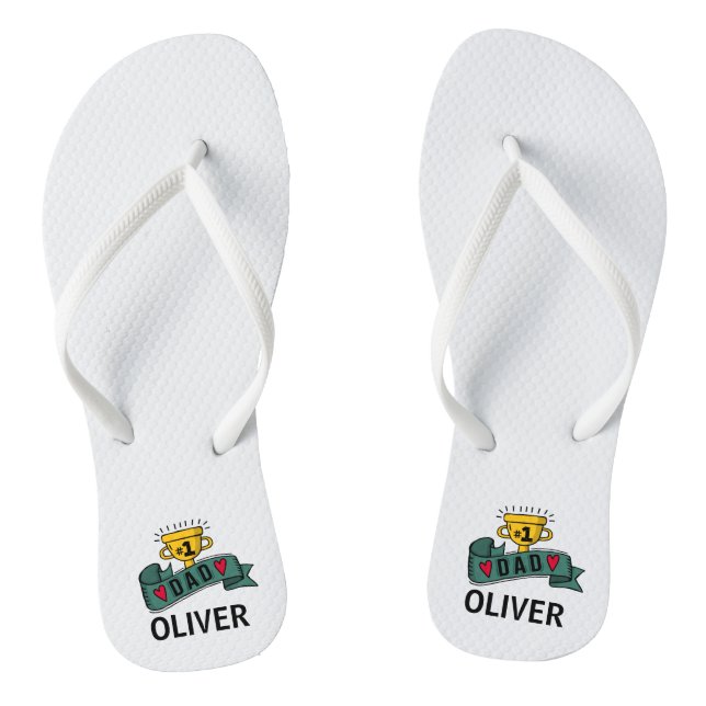 Chanclas Nombre personalizado personalizado personalizado p (Plantilla)