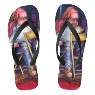Chanclas Norman prefiere dibujar mientras duerme