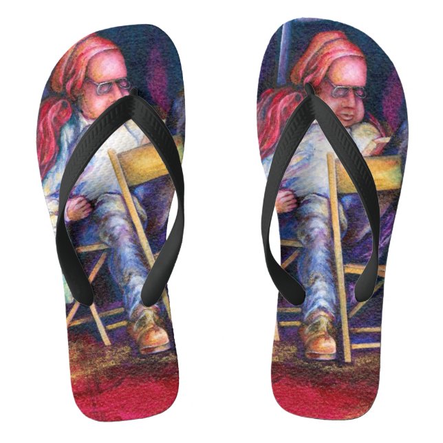 Chanclas Norman prefiere dibujar mientras duerme (Plantilla)