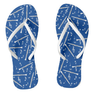 Chanclas Notas musicales de White Clarinets