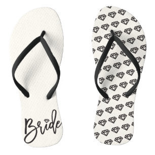 Chanclas Novia Diamantes Boda Flip Flops
