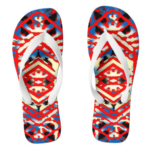 Chanclas Nu Un Rojo Estilo Urbano Volteado 2