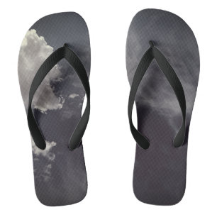 Chanclas nube metalizado