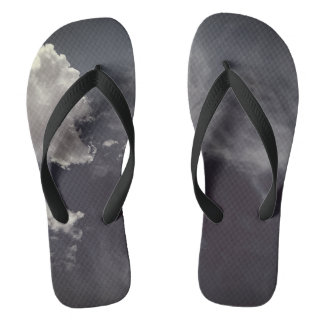 Chanclas nube metalizado