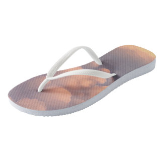 Chanclas Nubes de bolas de algodón rosadas