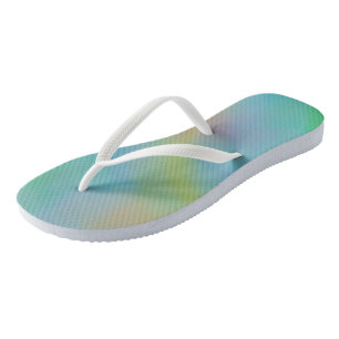 Chanclas Nubes de Mármol Rosadas, Azules y Verdes