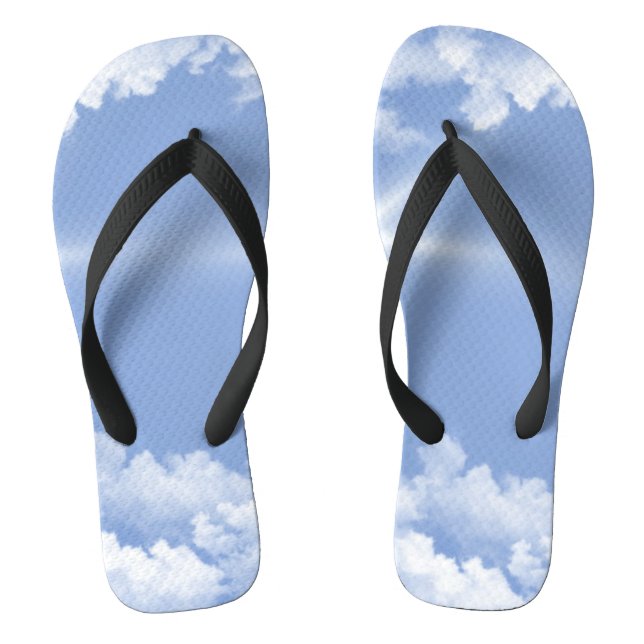 Chanclas nubes hermosas (Plantilla)
