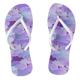 Chanclas Nubes japonesas, amanecer, crepúsculo, púrpura pro