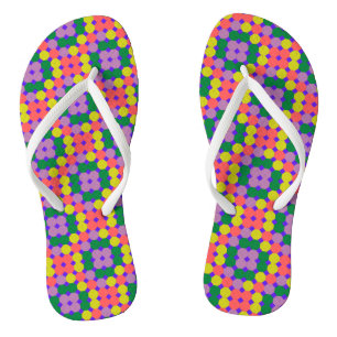 Chanclas Nuevo diseño octogonal colorido, octógono geométri