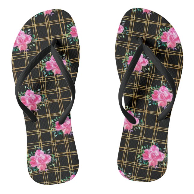 Chanclas Nuevo regalo de casa Arte floral mexicano (Plantilla)