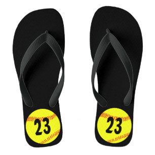 Chanclas Número de Jersey de Fastpitch Softball Team Perso