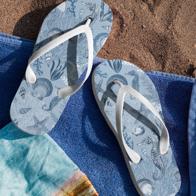 Chanclas Ocean Sea Life Blue Beach (Subido por el creador)