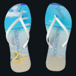 Chanclas Océano del nombre el | de la novia de los<br><div class="desc">Nombre |Ocean de la novia de los flips-flopes el | de la boda de playa el |</div>