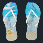 Chanclas Océano del nombre el | de la novia de los<br><div class="desc">Nombre |Ocean de la novia de los flips-flopes el | de la boda de playa el |</div>