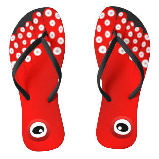 Chanclas Octopus en forma de pie