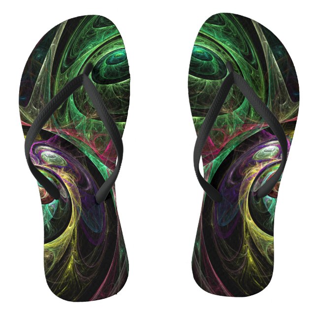 Chanclas Ojo a ojo Resumen arte (Plantilla)