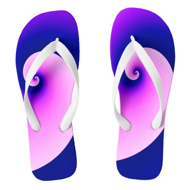 Chanclas Olas de curry en morado (Plantilla)