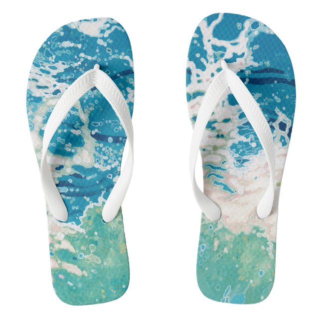Chanclas Olas giratorias Flip Flops Hombres Mujeres Niños J (Plantilla)