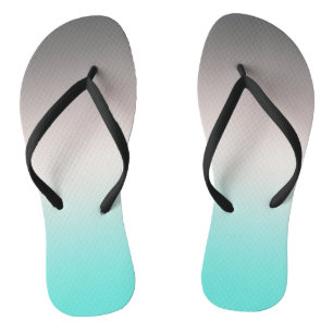 Chanclas Ombre gris turquesa