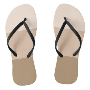 Chanclas Ombre marrón a rayas