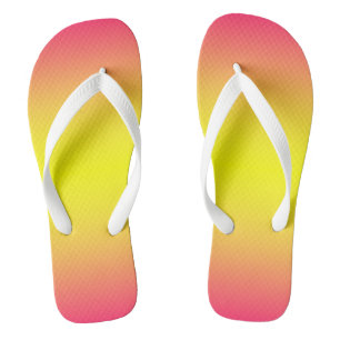 Chanclas Ombre rojo amarillo