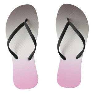 Chanclas Ombre rosa gris