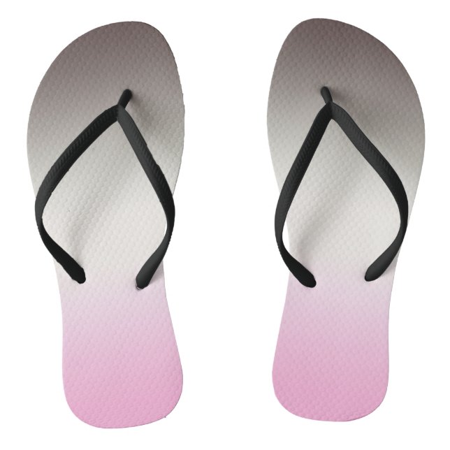 Chanclas Ombre rosa gris (Plantilla)