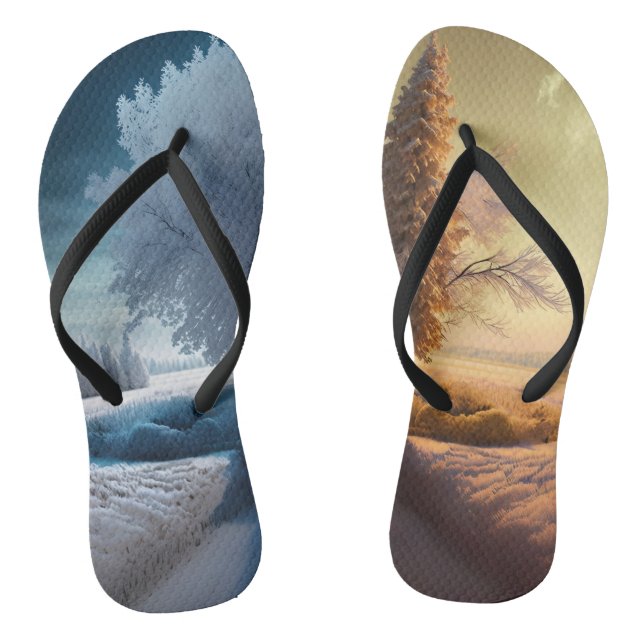 Chanclas One day in winter (Plantilla)