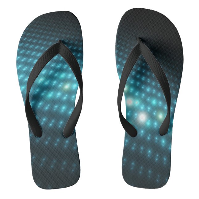 Chanclas Orbes azules 3D (Plantilla)