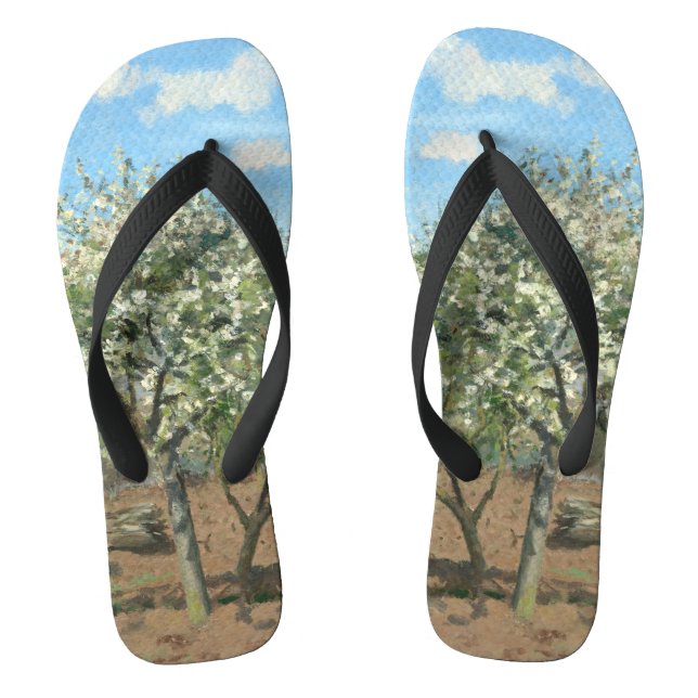 Chanclas Orchard en Bloom, Louveciennes Camille Pissarro (Plantilla)