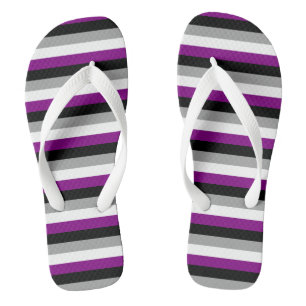 Chanclas Orgullo asexual