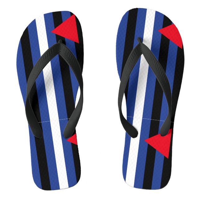 Chanclas Orgullo de Cuero Lésbico Gay (Plantilla)