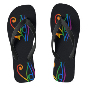 Chanclas Orgullo gay gótico