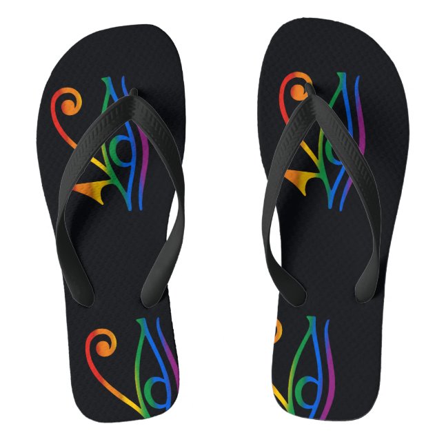 Chanclas Orgullo gay gótico (Plantilla)