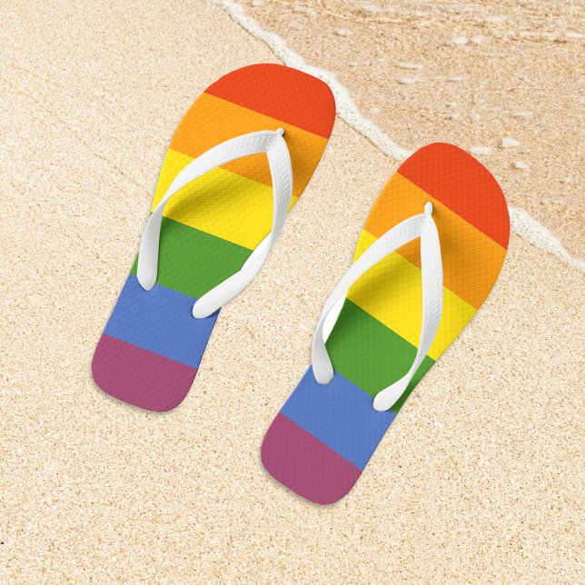 Chanclas Orgullo gay LGBT Arcoiris (Subido por el creador)