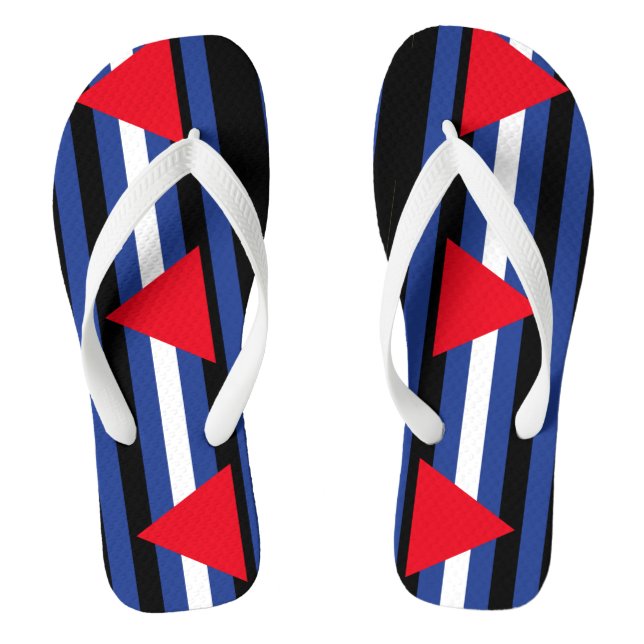 Chanclas Orgullo queer de cuero (Plantilla)