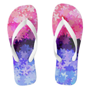 Chanclas Orgulloso Floral Retro Quirky Boho Omnisexual