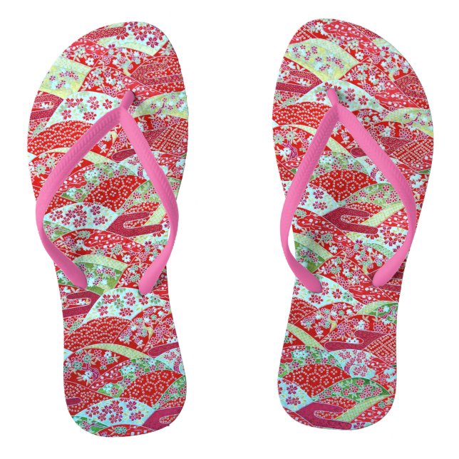 Chanclas Origami Yuzen Pink (Plantilla)