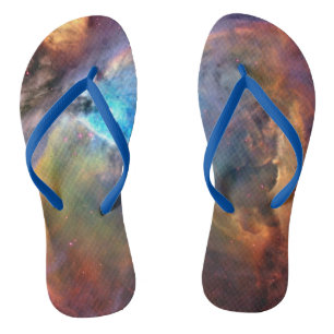 Chanclas Orion Nebula Space Galaxy Adultos Flip Flops