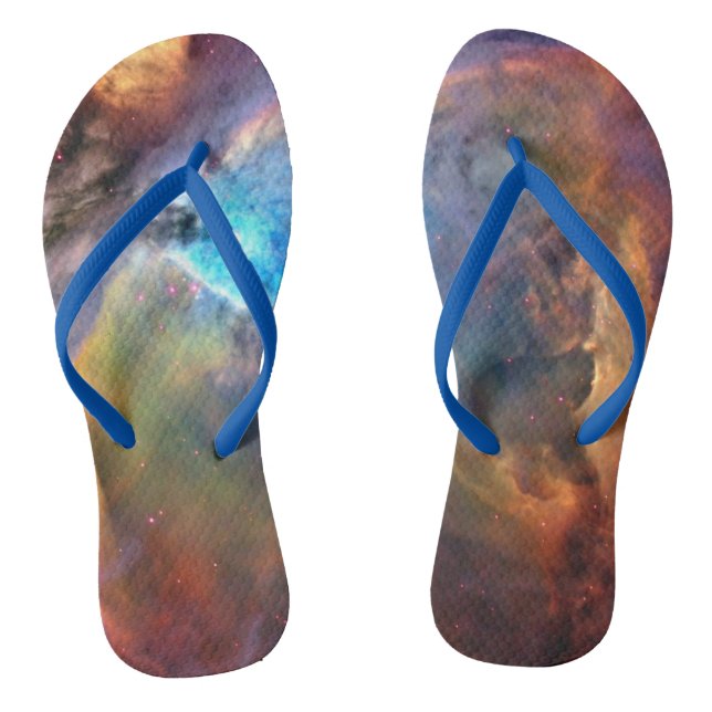 Chanclas Orion Nebula Space Galaxy Adultos Flip Flops (Plantilla)