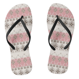 Chanclas Ornamento beige rosa