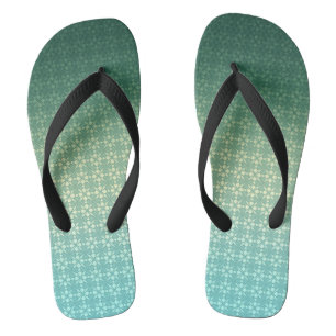 Chanclas Ornamento floral, degradado