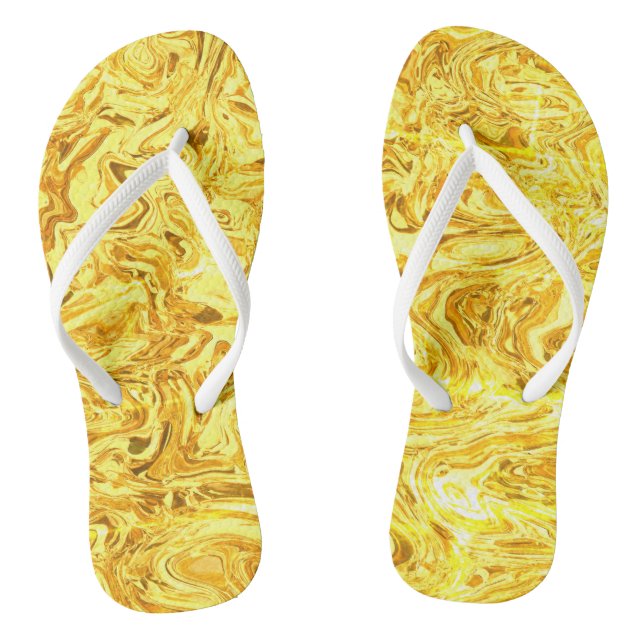 Chanclas oro líquido (Plantilla)