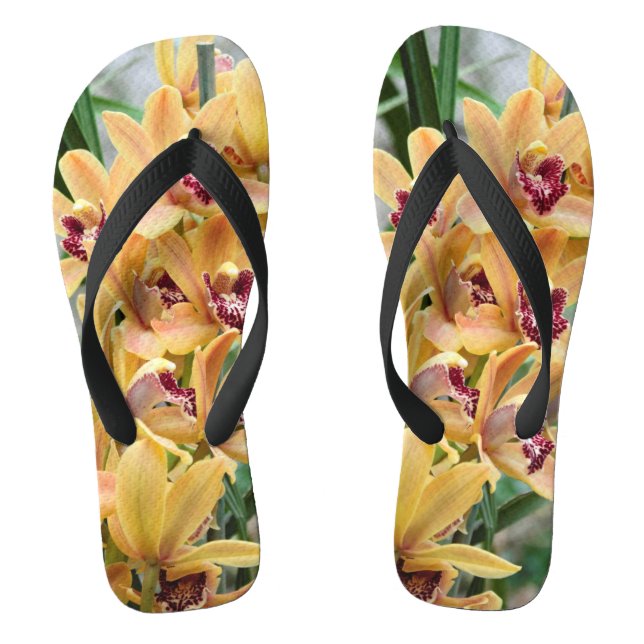 Chanclas Orquídeas Opulentas (Plantilla)