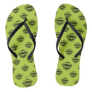 Chanclas Oscar el patrón verde de grupo