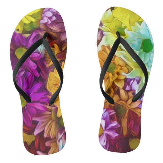 Chanclas Otoño en Flor (Plantilla)