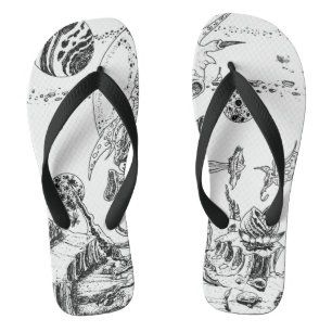 Chanclas Paisaje alienígena