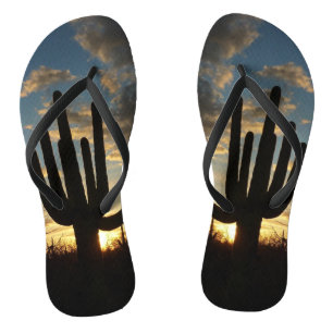 Chanclas Paisaje del desierto de Saguaro Sunset II Arizona
