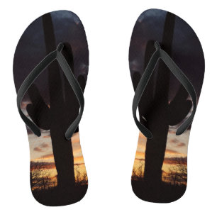 Chanclas Paisaje del desierto Saguaro Sunset III Arizona